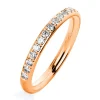 Mémoire-Ring 750/18K Rotgold Diamant 0.54ct.