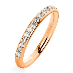 Mémoire-Ring 750/18K Rotgold Diamant 0.54ct.