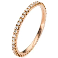 Mémoire-Ring 750/18K Rotgold Diamant 0.5ct.