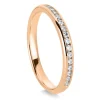 Mémoire-Ring 750/18K Rotgold Diamant 0.2ct.