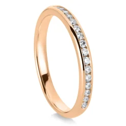 Mémoire-Ring 750/18K Rotgold Diamant 0.2ct.