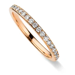 Mémoire-Ring 750/18K Rotgold Diamant 0.31ct.