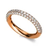Mémoire-Ring 750/18K Rotgold Diamant 1.22ct.