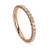 Mémoire-Ring 750/18K Rotgold Diamant 1ct.