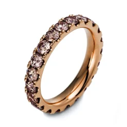 Mémoire-Ring 750/18K Rotgold Diamant 2.51ct.