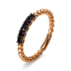 Mémoire-Ring 750/18K Rotgold Diamant 0.22ct.