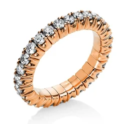 Mémoire-Ring 750/18K Rotgold Diamant 1.5ct.