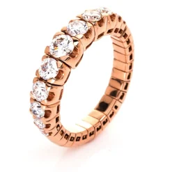 Mémoire-Ring 750/18K Rotgold Diamant 1.18ct.