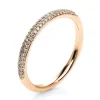Mémoire-Ring 750/18K Rotgold Diamant 0.26ct.