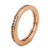 Mémoire-Ring 750/18K Rotgold Diamant 0.5ct.