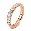Mémoire-Ring 750/18K Rotgold Diamant 1.02ct.