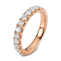 Mémoire-Ring 750/18K Rotgold Diamant 1.02ct.