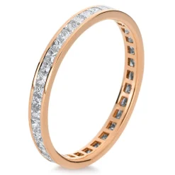 Mémoire-Ring 750/18K Rotgold Diamant 0.89ct.