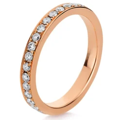 Mémoire-Ring 750/18K Rotgold Diamant 0.75ct.