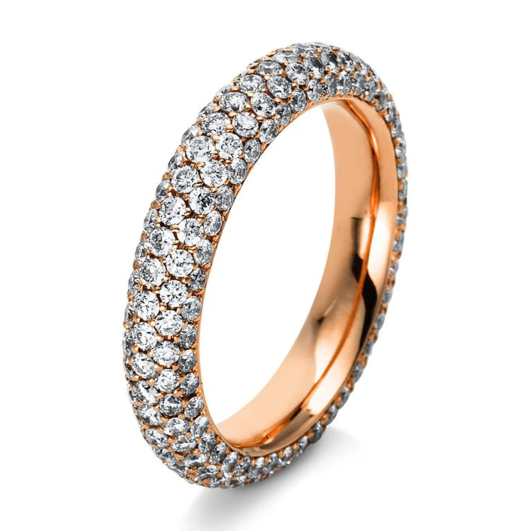 Mémoire-Ring 750/18K Rotgold Diamant 2.08ct.