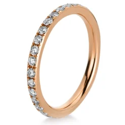 Mémoire-Ring 750/18K Rotgold Diamant 0.77ct.