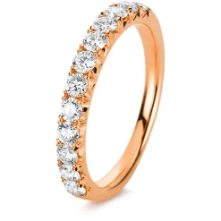 Mémoire-Ring 750/18K Rotgold Diamant 0.67ct.