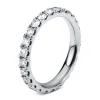 Mémoire-Ring 750/18K Weissgold Diamant 1.44ct.