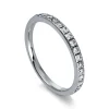 Mémoire-Ring 585/14K Weissgold Diamant 0.32ct.