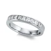 Mémoire-Ring 750/18K Weissgold Diamant 0.91ct.