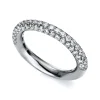 Mémoire-Ring 750/18K Weissgold Diamant 1.21ct.