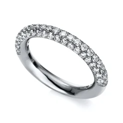 Mémoire-Ring 750/18K Weissgold Diamant 1.21ct.