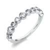 Mémoire-Ring 750/18K Weissgold Diamant 0.25ct.