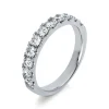 Mémoire-Ring 750/18K Weissgold Diamant 1ct.