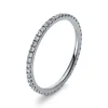 Mémoire-Ring 750/18K Weissgold Diamant 0.39ct.