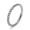Mémoire-Ring 750/18K Weissgold Diamant 0.59ct.