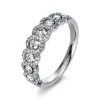 Mémoire-Ring 750/18K Weissgold Diamant 0.75ct.