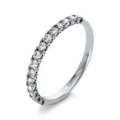 Mémoire-Ring 750/18K Weissgold Diamant 0.4ct.