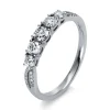 Mémoire-Ring 750/18K Weissgold Diamant 0.6ct.