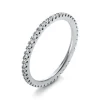 Mémoire-Ring 750/18K Weissgold Diamant 0.35ct.