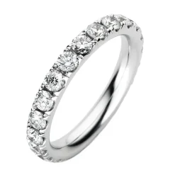 Mémoire-Ring 750/18K Weissgold Diamant 1.7ct.