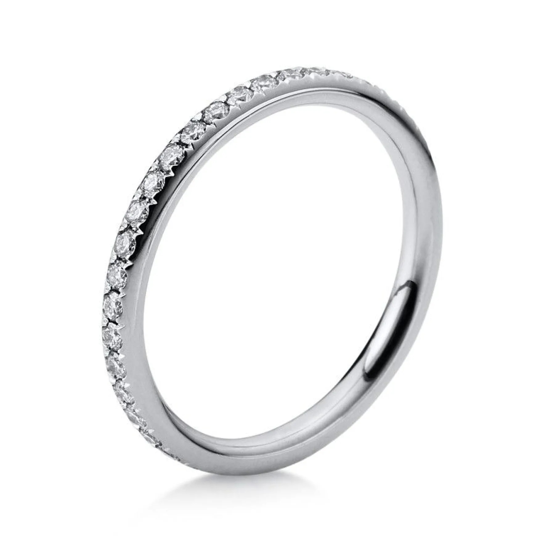 Mémoire-Ring 750/18K Weissgold Diamant 0.41ct.