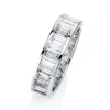 Mémoire-Ring 750/18K Weissgold Diamant 2.72ct.