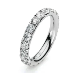 Mémoire-Ring 750/18K Weissgold Diamant 1.99ct.