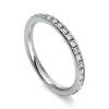 Mémoire-Ring 585/14K Weissgold Diamant 0.66ct.
