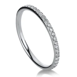 Mémoire-Ring 750/18K Weissgold Diamant 0.31ct.