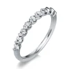 Mémoire-Ring 750/18K Weissgold Diamant 0.41ct.