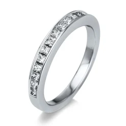 Mémoire-Ring 750/18K Weissgold Diamant 0.56ct.