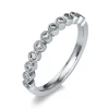 Mémoire-Ring 750/18K Weissgold Diamant 0.2ct.