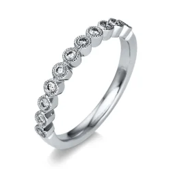 Mémoire-Ring 750/18K Weissgold Diamant 0.2ct.