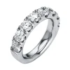Mémoire-Ring 585/14K Weissgold Diamant 3.34ct.