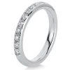 Mémoire-Ring 750/18K Weissgold Diamant 0.67ct.