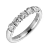 Mémoire-Ring 750/18K Weissgold Diamant 1.19ct.