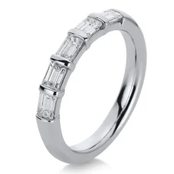 Mémoire-Ring 750/18K Weissgold Diamant 1ct.