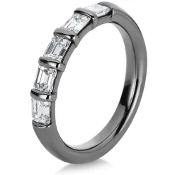 Mémoire-Ring 750/18K Weissgold Diamant 1.06ct.