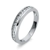 Mémoire-Ring 750/18K Weissgold Diamant 0.37ct.